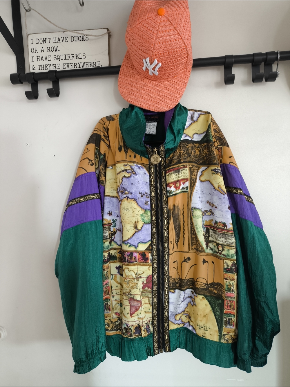 Vintage Mureli "Art to Wear" windbreaker